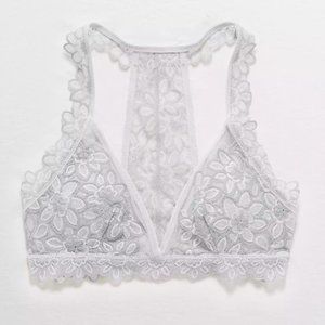 Aerie Desert Lace Padded Bralette NWT